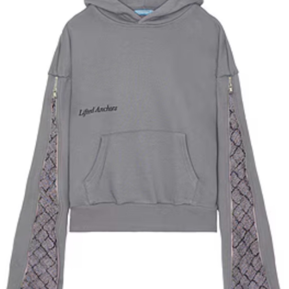 Lifted Anchors Gray Hoodie